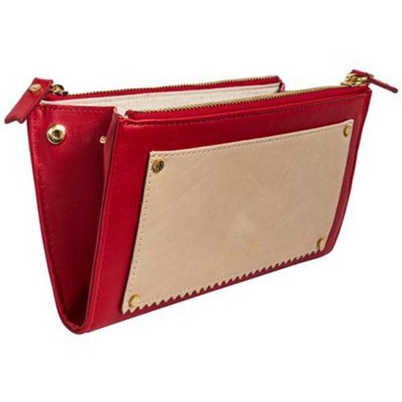 India Hicks - Takeout Wallet Double Decker Red NEW - Picture 1 of 4